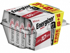 Weltbestpreis - ENERGIZER MAX AA 18+8 Bonus Pack bei MediaMarkt - 3 Franken inkl. Versand