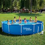 Stahlrohrbecken rund 457×84 cm