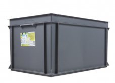 Utz Rako Oecoplan Behälter Box stapelbar 60l  (60x40x32.5cm), dunkelgrau -  Abholpreis