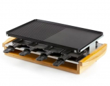 fnac - Raclette-Grill Severin Bamboo RGBO2898 1200 W 8 Personen Schwarz