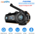 Fodsports FX8 Pro Motorrad Gegensprechanlage Bluetooth Helm Headset 10 Fahrer 2000M Interphone Music Share, Dual Chip, FM Radio