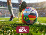 Bis zu 50 % Rabatt auf Fussball-Fanartikel zur WM 2026 bei Manor