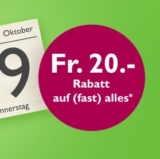 CHF 20.- Rabatt bei Orell Füssli ab einem Bestellwert von CHF 80.-