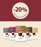 Fust Rabattaktion – 20% Vergünstigung auf alle Delizio Kapseln