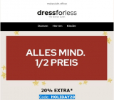 dressforless – Alles mindestens zum 1/2 Preis + zusätzlich noch 20% mit Gutscheincode