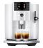 Nettoshop – JURA Kaffeevollautomat E8 Piano Withe (SC) Zweitassen-Vollautomat für 17 verschiedene Kaffee- und Milchgetränke + 1111 Superpunkte!