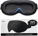 Gritin 3D Schlafmaske für Seitenschläfer, Upgrade atmungsaktive Schlafmaske bei Amazon in Aktion