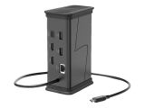 HAMA Connect2Office USB-C Docking-Station, Schwarz (Abholung)