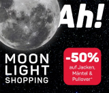 Nur heute - Ackermann Gutschein für 50% Rabatt auf Jacken, Mäntel & Pullover, z.B. Jack Wolfskin