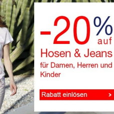 20% auf Jeans und Hosen bei Quelle, z.B. Laura Scott Röhrenhose für CHF 67.92 statt CHF 84.90