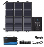 BLICK DEAL DES TAGES – Solar Ladegerät B434 42 W, USB Zusammenfaltbares Solarpanel mit 2 USB Ladeanschlüssen