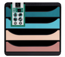 Galaxus - Exacompta Schubladenbox Big-Box Skandi A4+ Schubladenbox mit 4 Schubladen