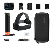 melectronics - GoPro HERO 12 Black Accessory Hard Bundle + 128 GB microSDXC