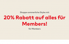 H&M Rabatt - 20% auf Alles inkl. gratis Versand ab CHF 30.- Bestellwert - nur bis Sonntag