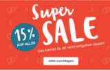 15% auf alles inkl. SALE Artikel bei home24 - Mindestbestellwert: CHF 200.-