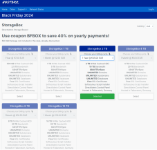 Cloud Speicher zB. 1TB 15 Eur/Jahr - StorageBox (auch für Webhosting)