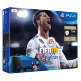 Playstation 4 Slim 1 TB mit Fifa 18 + 2 Dualshock Wireless Controllern bei microspot