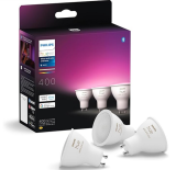 (Personalisiert) Philips Hue White GU10 LED Spot 3er Pack (400lm) bei Amazon