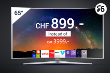 Samsung 65” SUHD 4K Curved Smart TV JS9080 Series 9 bei DeinDeal