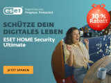 30% Rabatt auf ESET HOME Security Ultimate Jahresabos