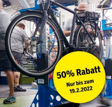 Velo/ebike Service: 50% Rabatt bei coop bau+hobby