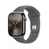 APPLE Watch Series 10 GPS + Cellular, 46 mm Titangehäuse in Natur mit Sportarmband S/M bei Fust
