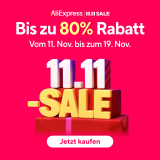 Singles Day Gutscheine für AliExpress - ab dem 11.11. profitieren