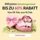 Bis zu 60% Rabatt + Gutscheincodes bei AliExpress