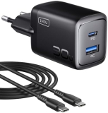 5x INIU 30 W USB-A + USB-C Ladegerät inkl. USB-Kabel