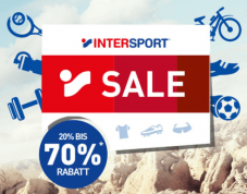 Sale bei Intersport mit bis zu 70% Rabatt