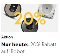 20% Rabatt auf iRobot bei Galaxus