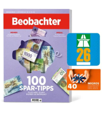«Beobachter»-Jahresabo kurzzeitig mit 42%-Rabbat und Willkommensgeschenk