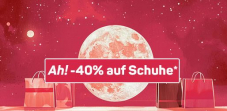 Ackermann Gutschein für 40% Rabatt auf Schuhe nur bis heute Mitternacht