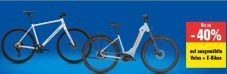 Bis zu 40% Rabatt auf ausgewählte Fahrräder & E-Bikes