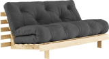 Karup Design Roots (3-Sitzer, Bettsofa) Dunkelgrau Natur oder Natural