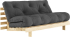 Karup Design Roots (3-Sitzer, Bettsofa) Dunkelgrau Natur oder Natural