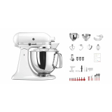 KITCHENAID Artisan KSM200 Swiss Anniversary Set (4.8 l, 3 l), Weiss zum neuen Bestpreis