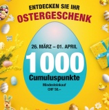 Do it + Garden Migros - 1000 Cumuluspunkte geschenkt ab 50.- Einkauf