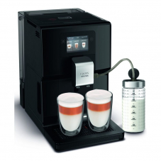 Kaffeemaschine Krups EA8738CH Intuition Preference inkl. Milchpot Schwarz