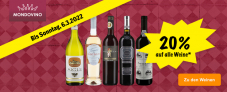 Coop: 20% Rabatt auf fast alle Weine bis 6.3.