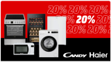 20 % Rabatt auf Candy & Haier Grossgeräte bei MediaMarkt
