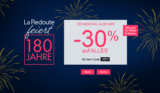 30% auf alles bei La Redoute - 180 Jahre Jubiläum