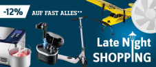 LateNightShopping bei Conrad - 12% Rabatt auf fast alles