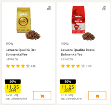 Kaffeebohnen: Lavazza