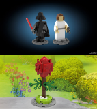 (lokal ZH) Gratis LEGO Rose & LEGO Star Wars Darth Vader und Princess Leia im Lego Store bauen & mitnehmen