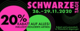 Schwarze Tage bei Lehner Versand 20% Rabatt