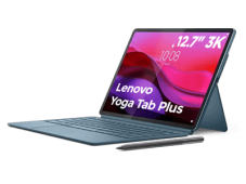 Lenovo Yoga Tab Plus 12.7″ (3K-LTPS, Snapdragon 8 Gen 3, 900 Nits, 16/256GB, 144Hz) inkl. Pen & Keyboard