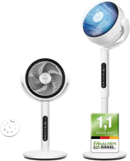 Höhenverstellbarer Levoit Standventilator (20 dB, 30 m, 2465 m³/h Luftvolumen) bei Amazon in Aktion