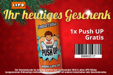 Gratis „Push Up“ bei Lipo