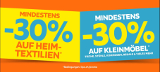 Mindestens 30% Rabatt auf Heimtextilien & Kleinmöbel bei LIPO